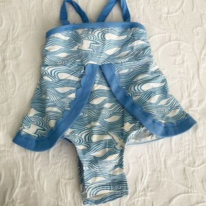 The Beaufort Bonnet Company Blue Ocean Sea Gull Bathing Swim Suit 18-24 Months